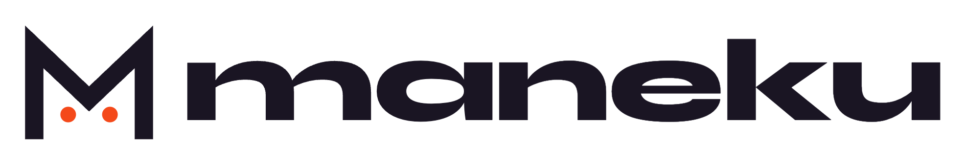 maneku wordmark, dark
