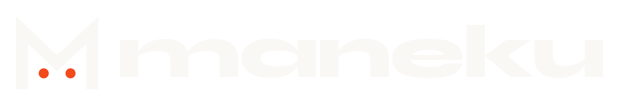 maneku wordmark, light